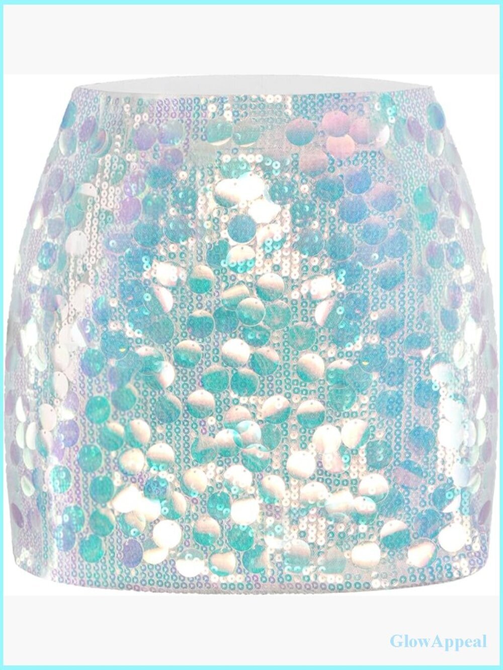 Sequin Mini Skirt Sparkly Stretchy Bodycon Night Out Party